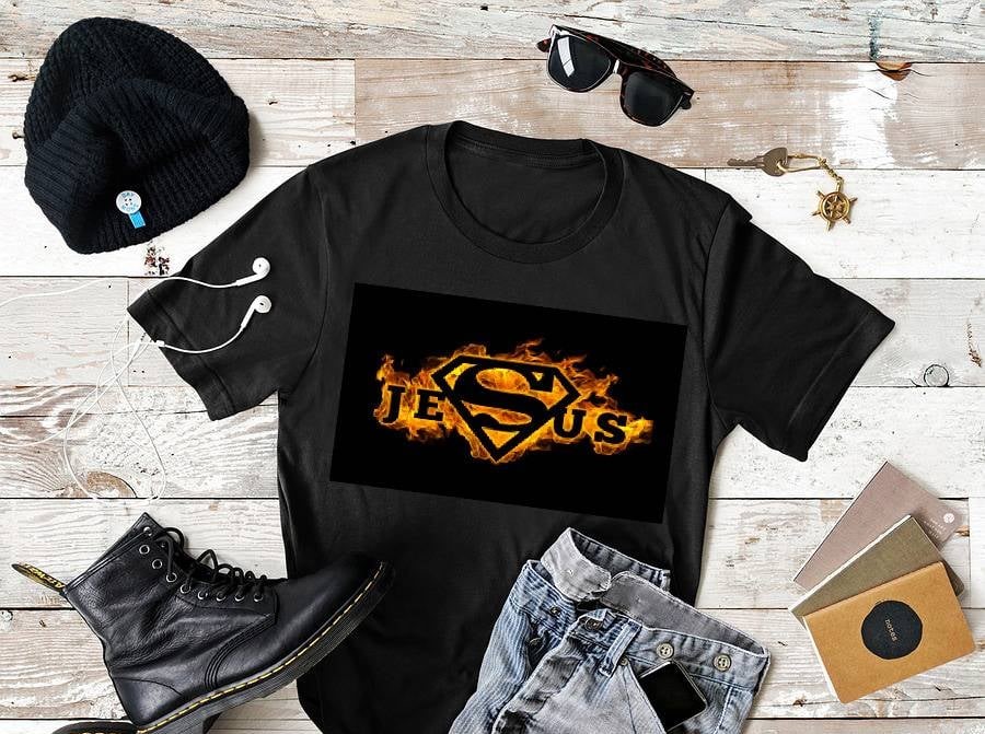 black teeshirt
